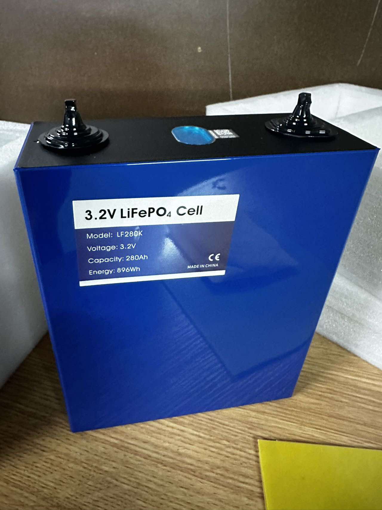 4pcs in 1 EVE 280K LiFePO4 Battery Cells 3.2V 280Ah Lithium Battery Iron Phosphate Deep Cycle Grade A Cell,for RV, Boat, Golf Cart, Motor, UPS, Fish Finder, Lawn Mower, Off Grid, Solar Systems