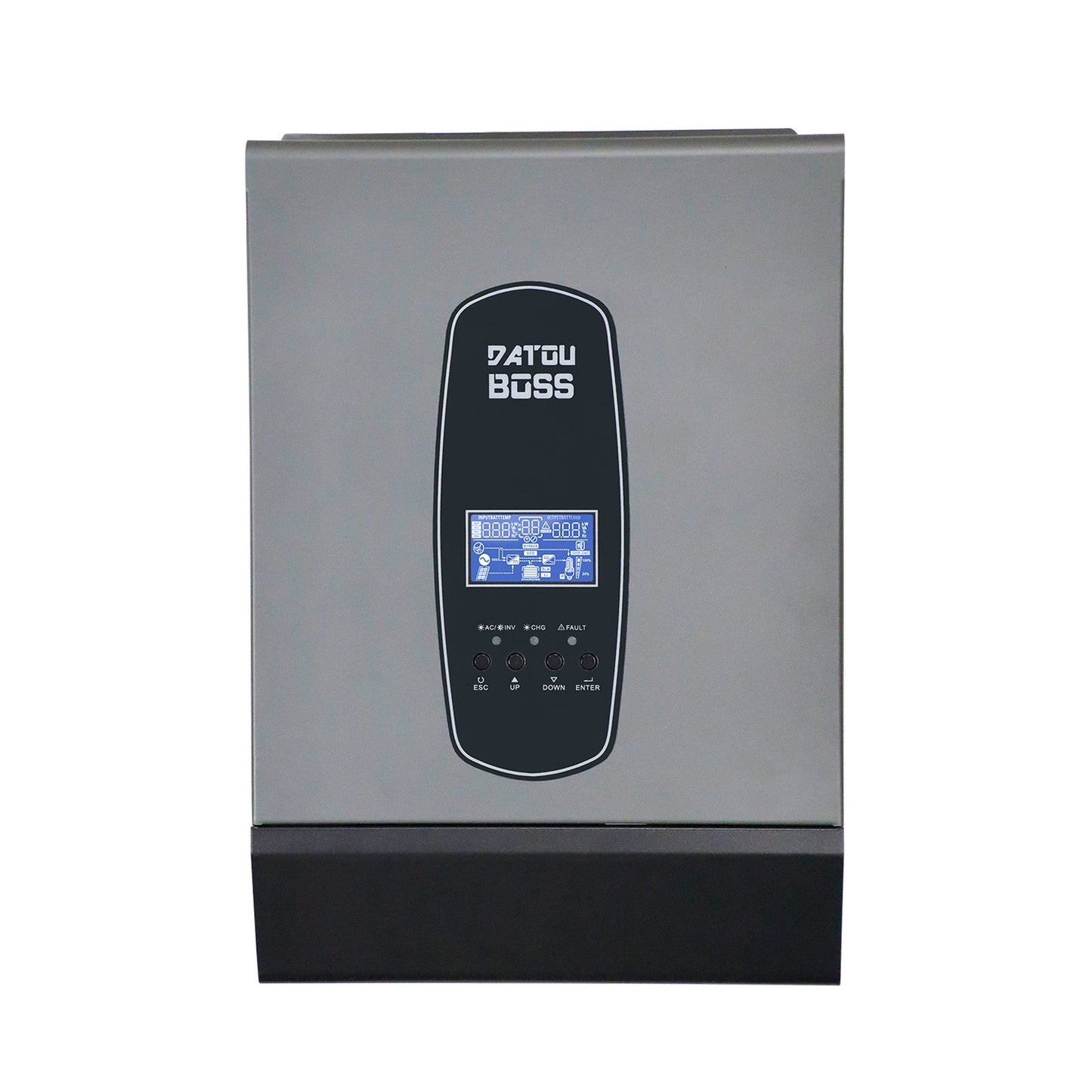 6200W Pure Sine Wave Hybrid Inverter 48V DC to 230V AC, battery-free 120A MPPT for lead-acid and lifepo4 batteres