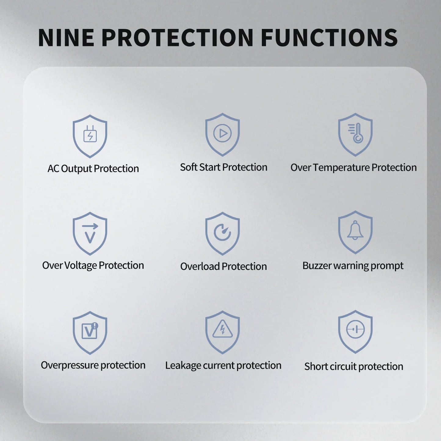 Inverter 2000W 12V To 230V Pure sine wave Converter LCD Display