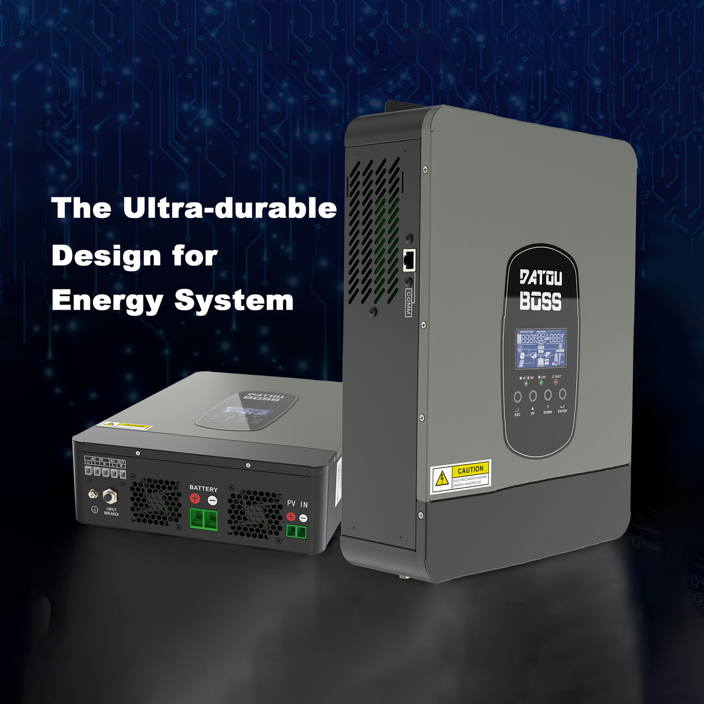 DT-24V 3000W Pure Sine Wave Inverter DC24V To AC230V Sine Wave Output MPPT Power Grid Solar Inverter Voltage Converter