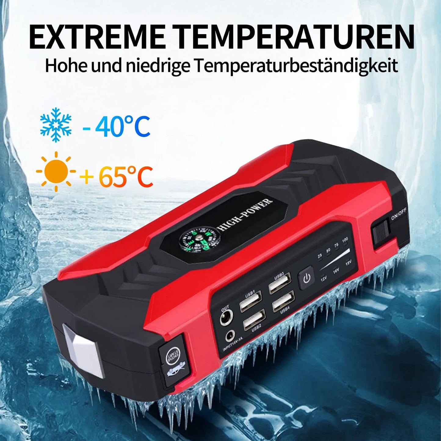 Car Jump Starter 12V 28000mAh (Support OEM ODM)