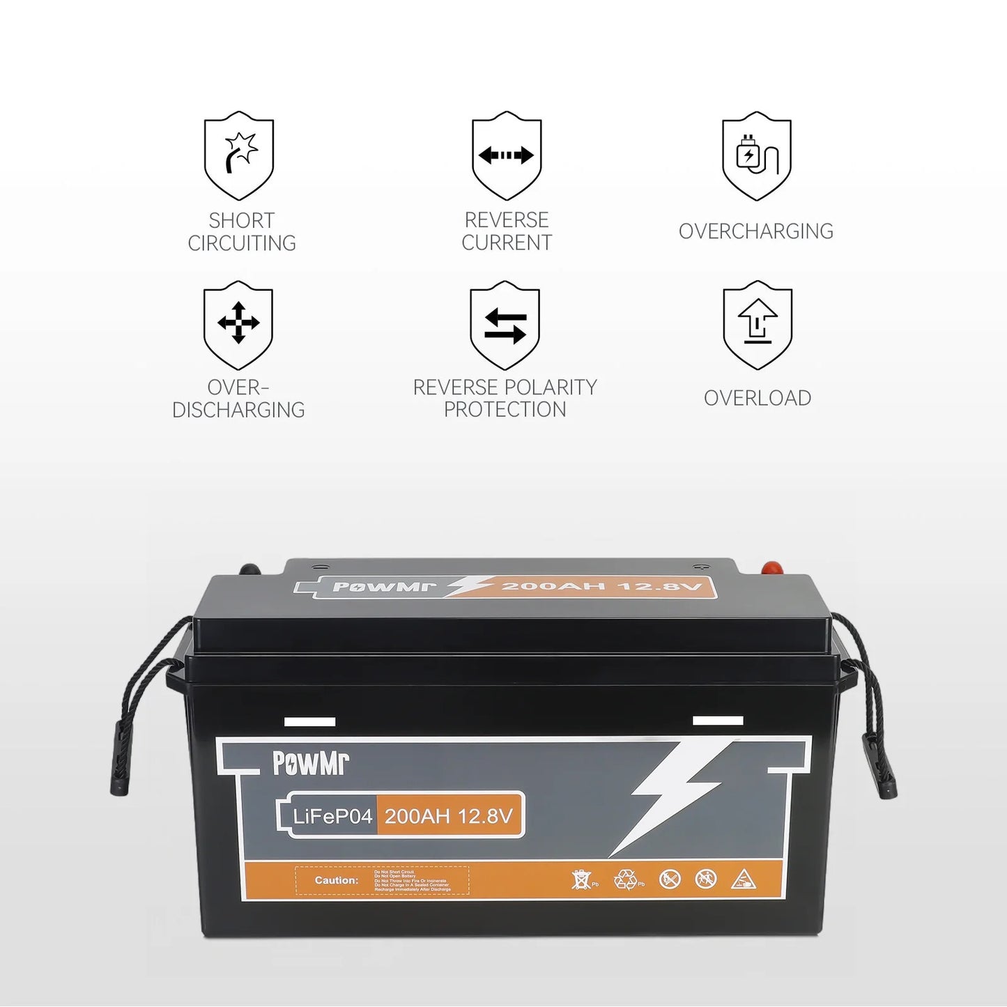POWMR 200AH 12.8V Lithium Energy Storage Battery