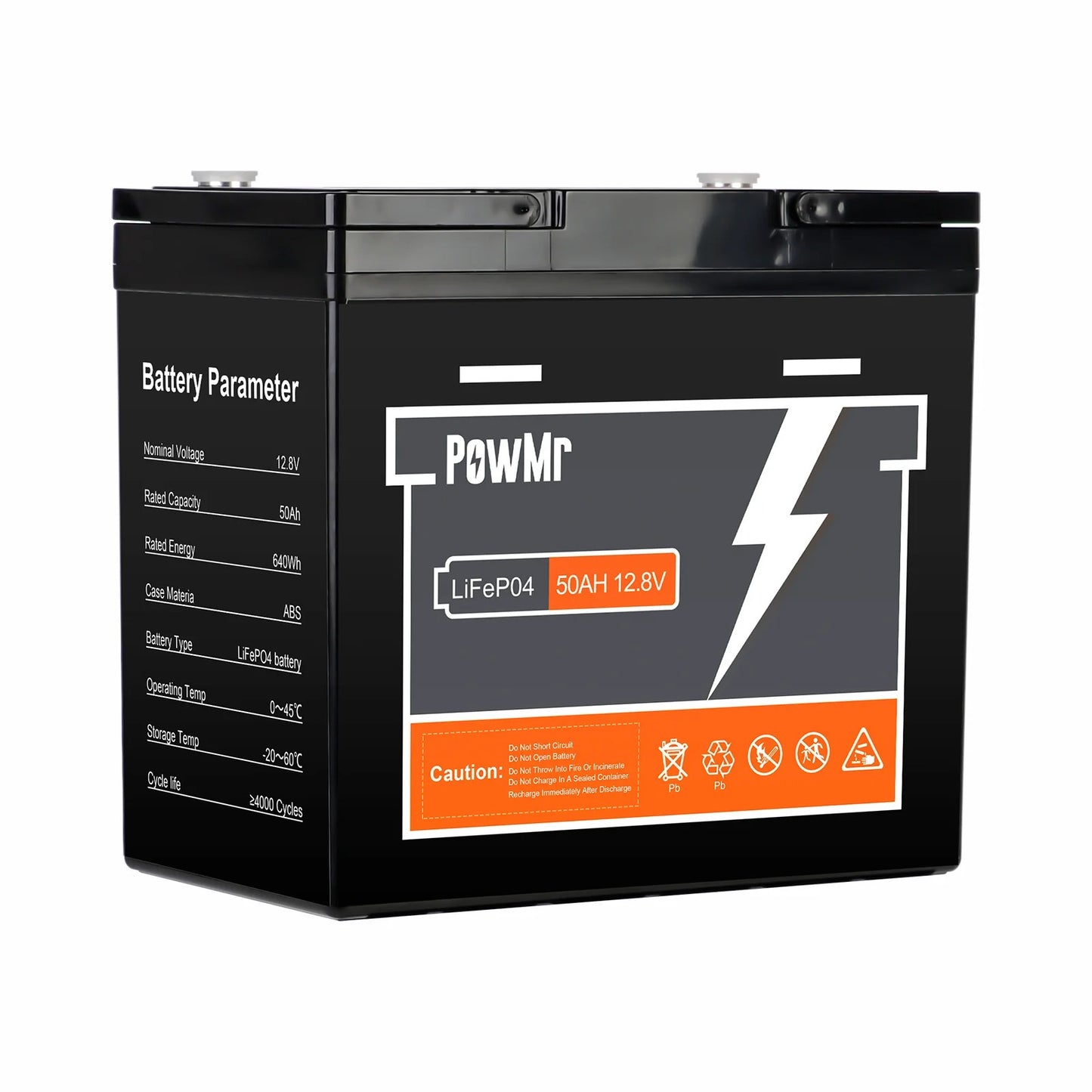 POWMR 50AH 12.8V Lithium Energy Storage Battery